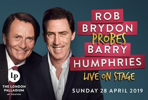 Rob Brydon probes Barry Humphries